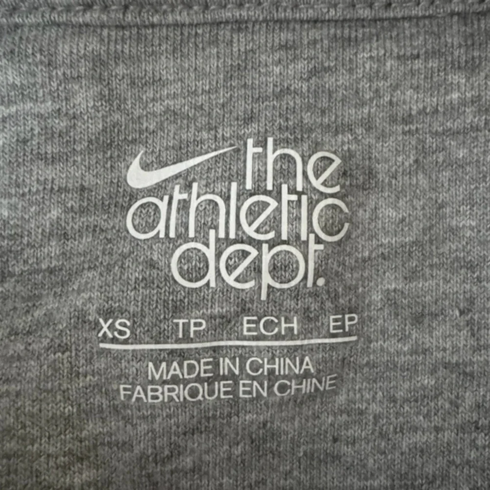 💕NIKE The Athletic Dept. 100% Cotton Long Sleeve Hoodie • White • Size XS - Picture 6 of 8